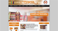 Desktop Screenshot of dekranasdalampung.com